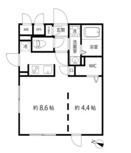 Branche笹塚【3階】の間取り