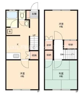 ハイツしらかばの間取り