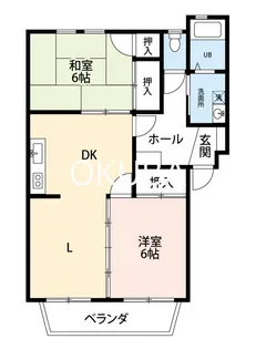オーキッドハイツ【2階】の間取り