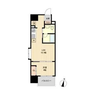 S-FORT青葉上杉【8階】の間取り