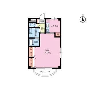 芙蓉ハウス【1階】の間取り