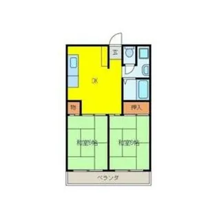 シャトー旭ヶ丘【4階】の間取り