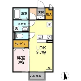 グランモア・浅沼【2階】の間取り