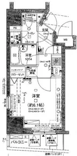 パレステュディオ・アーバイル神田WEST【2階】の間取り