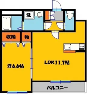 リノ・スパロウ【3階】の間取り