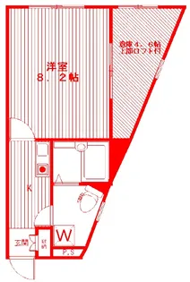 サン・デ・クレセール【2階】の間取り