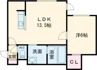 ラポールA【1階】の間取り