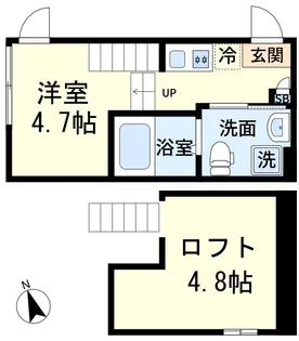 ブリエ新小岩【1階】の間取り