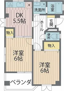 カーサ白銀【3階】の間取り