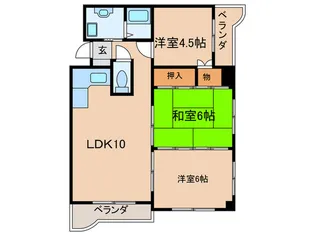 ヴァンベール21【5階】の間取り