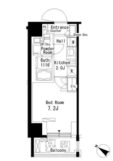 パークアクシス板橋本町弐番館【2階】の間取り