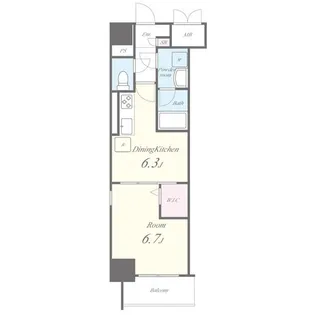 ルナ クレシエンテ【8階】の間取り