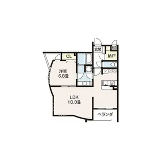 ポラリス島田【2階】の間取り