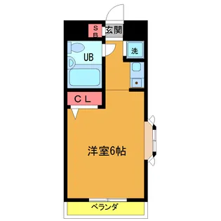 プレステージ横田【4階】の間取り