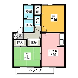 ソレアードIII【1階】の間取り