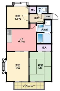 パナシェモア【2階】の間取り