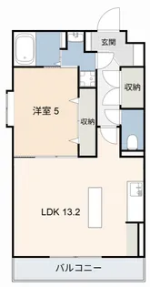 ラ ルミエール レジョンデー【2階】の間取り