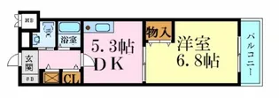 セルジュYS姫路【3階】の間取り