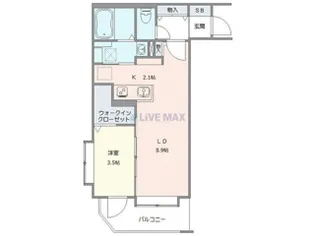 アルファスクエア北11東1【1階】の間取り