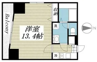 メゾン・ド・ヴィレ芝大門【5階】の間取り
