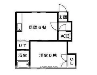 スカイシティB【3階】の間取り