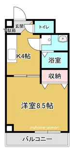 アルファマンション【4階】の間取り