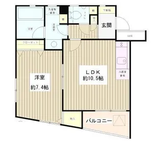 ラジェンテユウ【2階】の間取り
