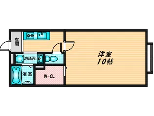 イーストフラワー弐番館【1階】の間取り