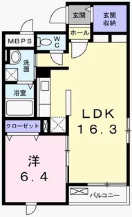 グランアウローラVIII【2階】の間取り