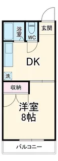 ブルク大澤【2階】の間取り