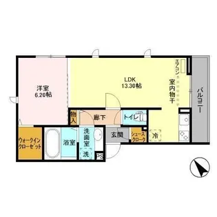 カーサ L【3階】の間取り