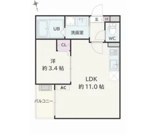 Jack matobakitaI【3階】の間取り