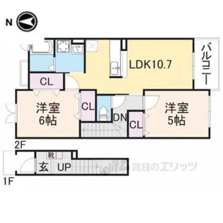 アルバ2【2階】の間取り