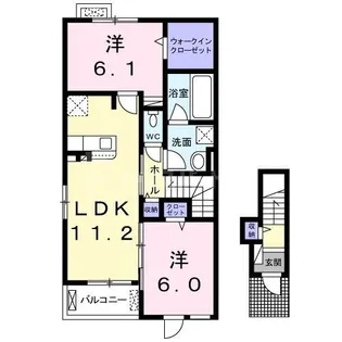アストルム【2階】の間取り