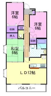 ハイツマロニエ今泉【5階】の間取り