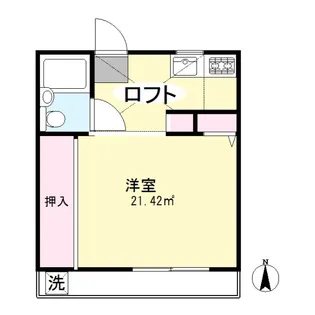 永和ハイム中野【2階】の間取り