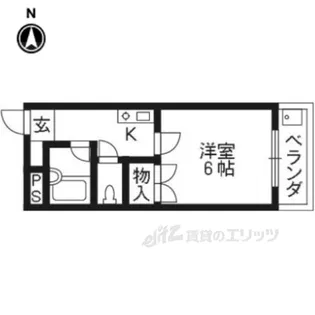 コスモハイツやさか【3階】の間取り