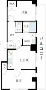ペリグリンアパートメント【2階】の間取り