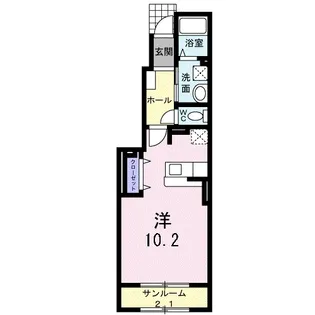 グリーンリーフ小山 A【1階】の間取り
