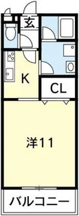 ロジェ・空港通り【1階】の間取り