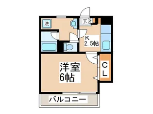 ブルックゲイトハウス【2階】の間取り