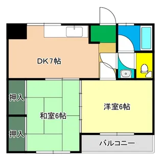 永野マンション【4階】の間取り