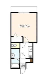 パルティール北夕顔瀬【1階】の間取り
