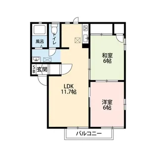アイビーセフィラ三田壱番館【1階】の間取り