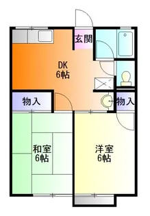 ガーデンハイツI【1階】の間取り