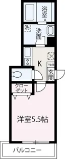 グラッセ成増【1階】の間取り