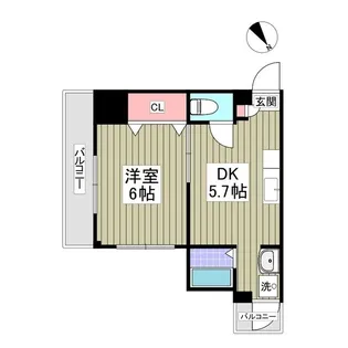 ハビタ【2階】の間取り