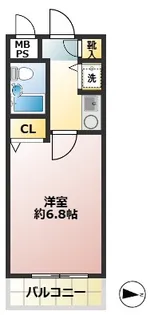 ライオンズマンション大島【3階】の間取り