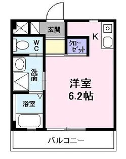 アイメゾンIII番館【1階】の間取り