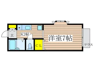ハイムパル【1階】の間取り